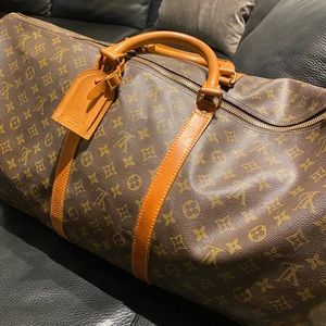 Louis Vuitton Keepall 60 Monogram Bandolier